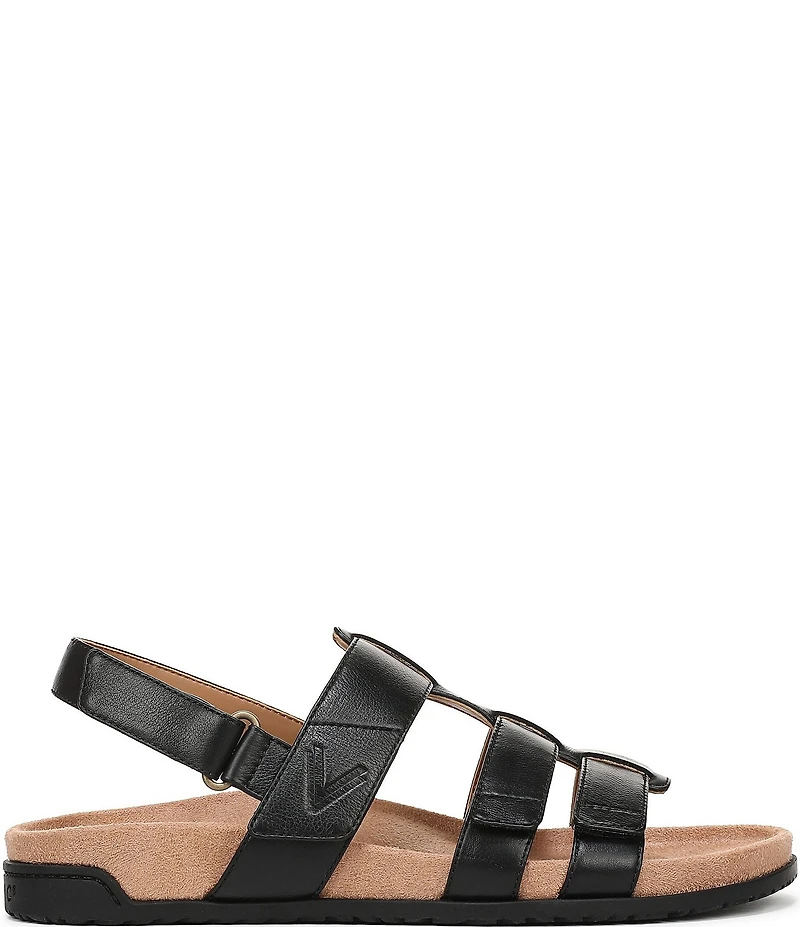 Vionic Eureka Leather Slingback Sandals