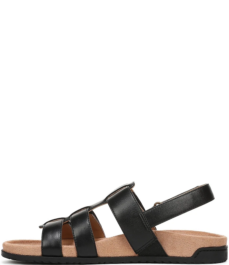 Vionic Eureka Leather Slingback Sandals