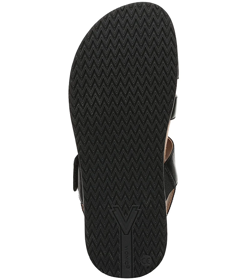 Vionic Eureka Leather Slingback Sandals