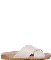 Vionic Etna Leather Slide Sandals