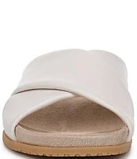 Vionic Etna Leather Slide Sandals