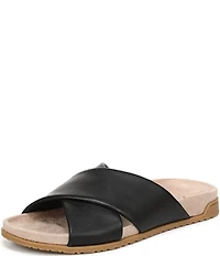 Vionic Etna Leather Slide Sandals