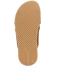 Vionic Etna Leather Slide Sandals