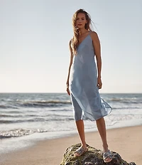 Vionic Etna Snake Leather Slide Sandals