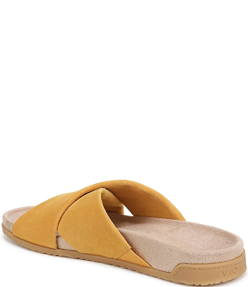 Vionic Etna Suede Slide Sandals
