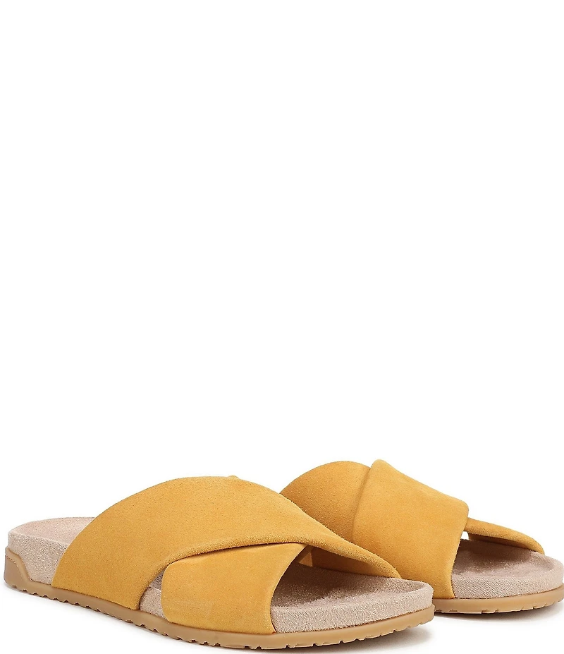 Vionic Etna Suede Slide Sandals