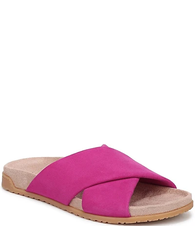 Vionic Etna Suede Slide Sandals