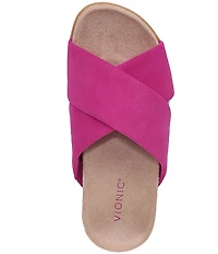 Vionic Etna Suede Slide Sandals