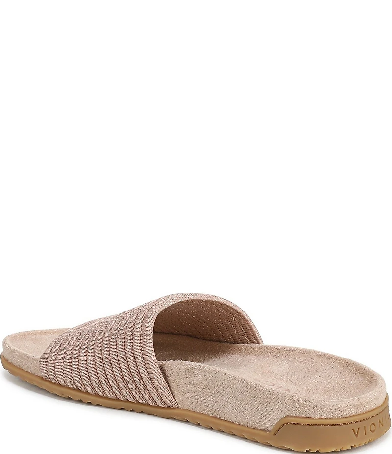 Vionic Evie Compression Knit Slide Sandals
