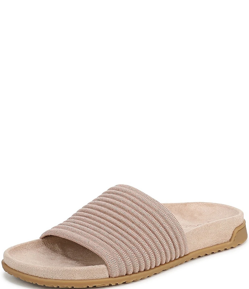 Vionic Evie Compression Knit Slide Sandals