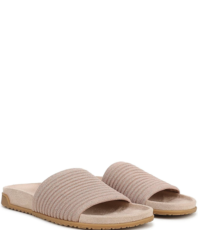 Vionic Evie Compression Knit Slide Sandals