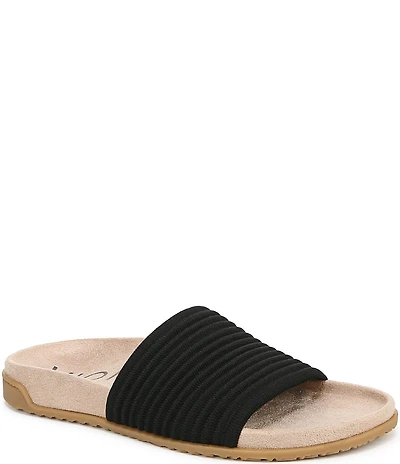 Vionic Evie Compression Knit Slide Sandals