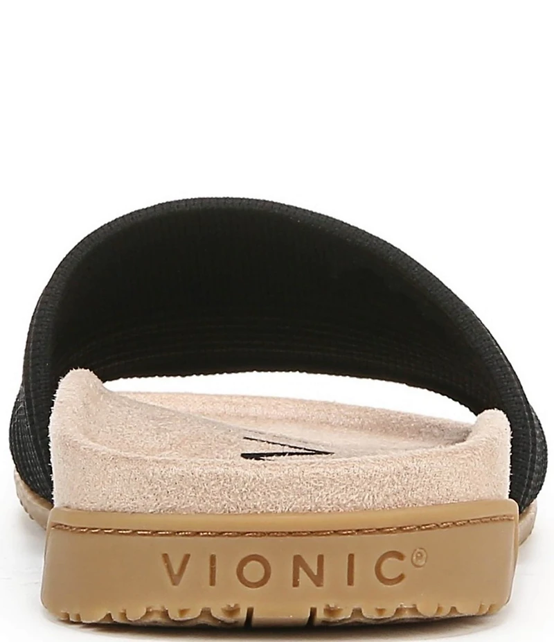 Vionic Evie Compression Knit Slide Sandals