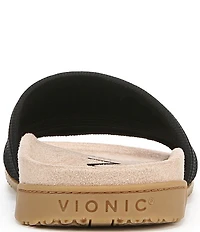 Vionic Evie Compression Knit Slide Sandals