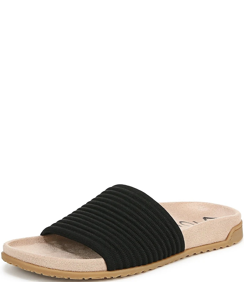 Vionic Evie Compression Knit Slide Sandals