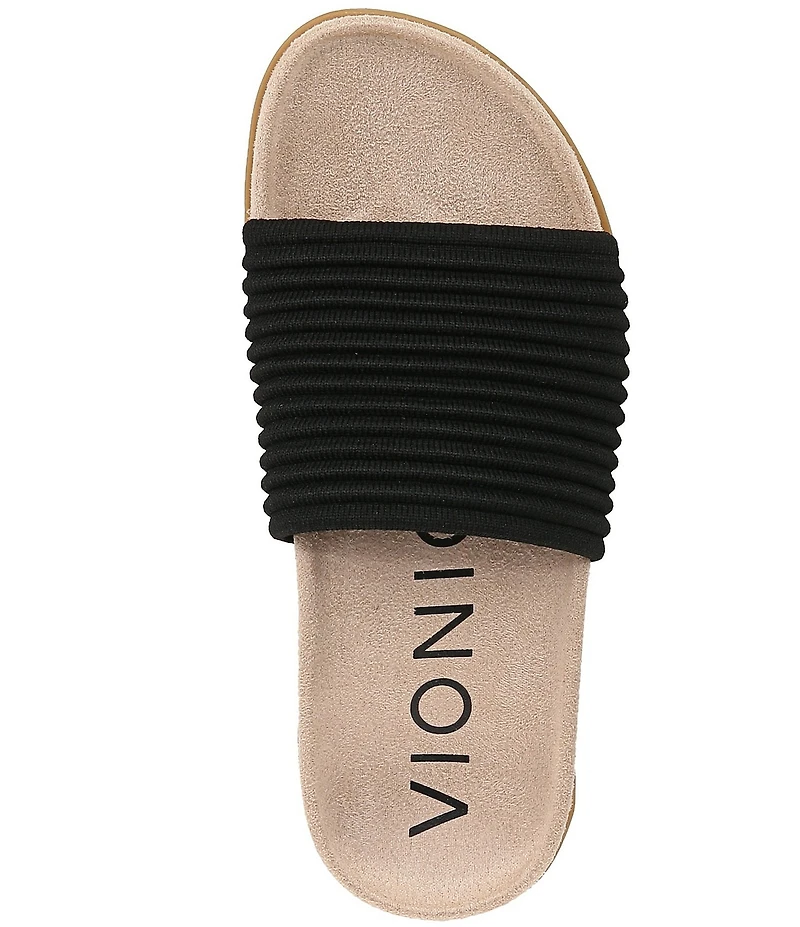 Vionic Evie Compression Knit Slide Sandals