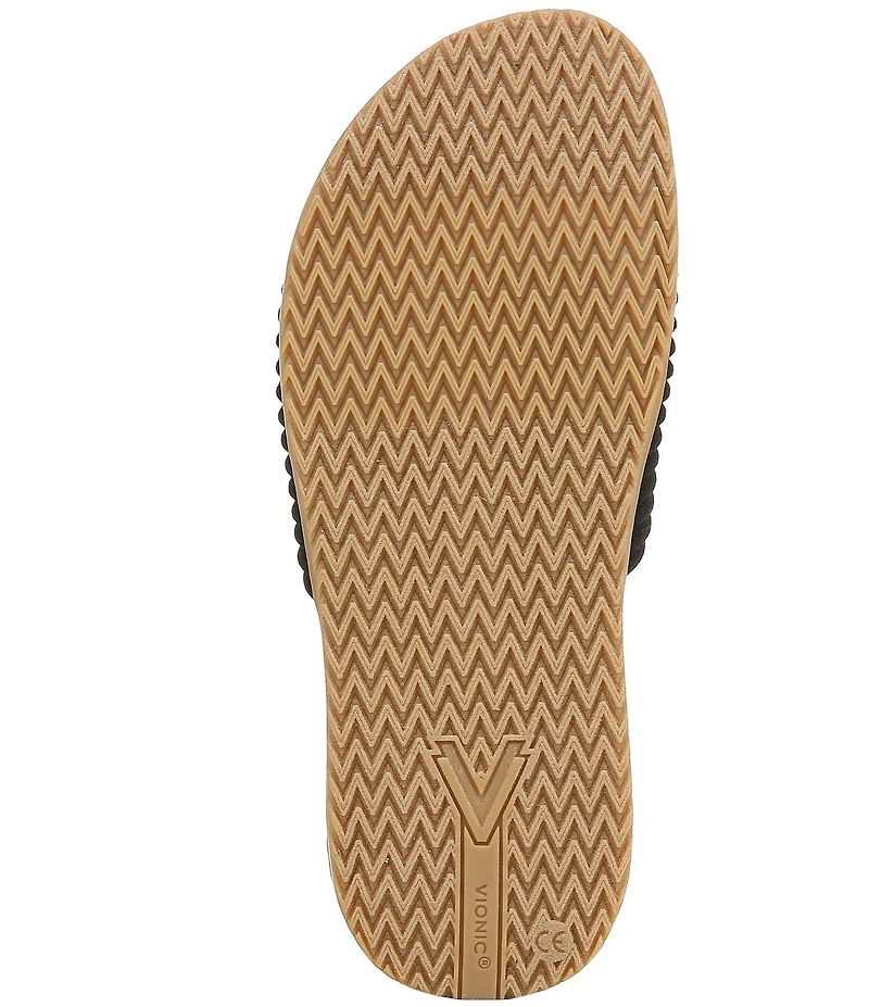 Vionic Evie Compression Knit Slide Sandals