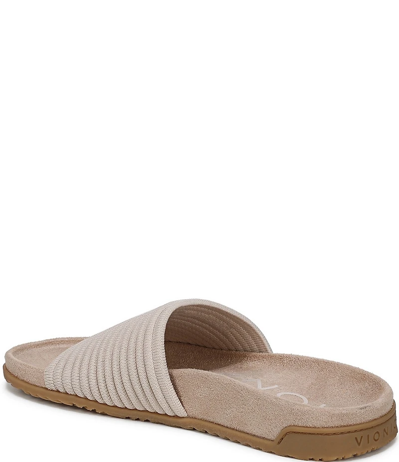 Vionic Evie Compression Knit Slide Sandals