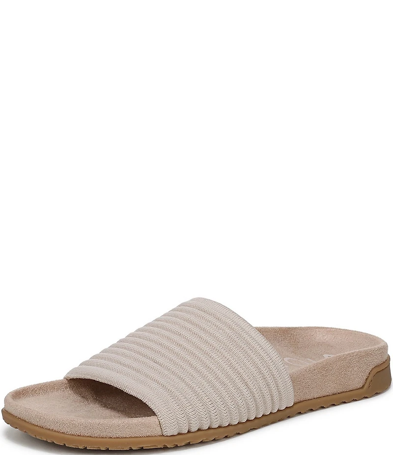 Vionic Evie Compression Knit Slide Sandals