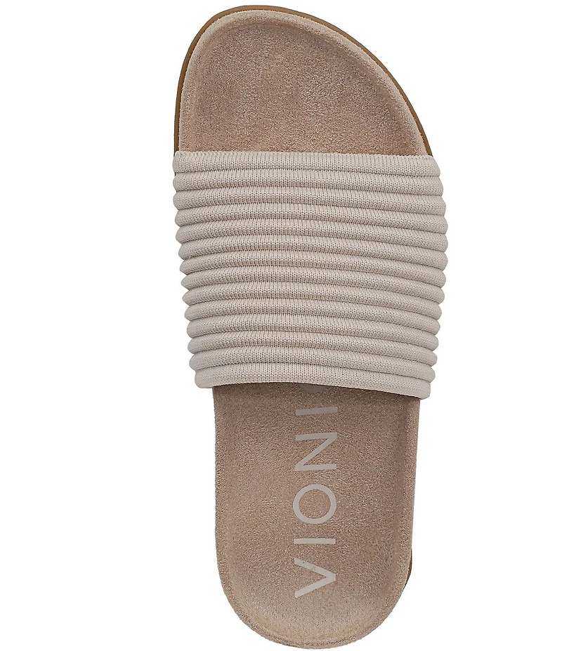 Vionic Evie Compression Knit Slide Sandals