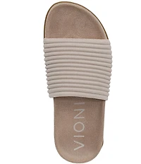Vionic Evie Compression Knit Slide Sandals