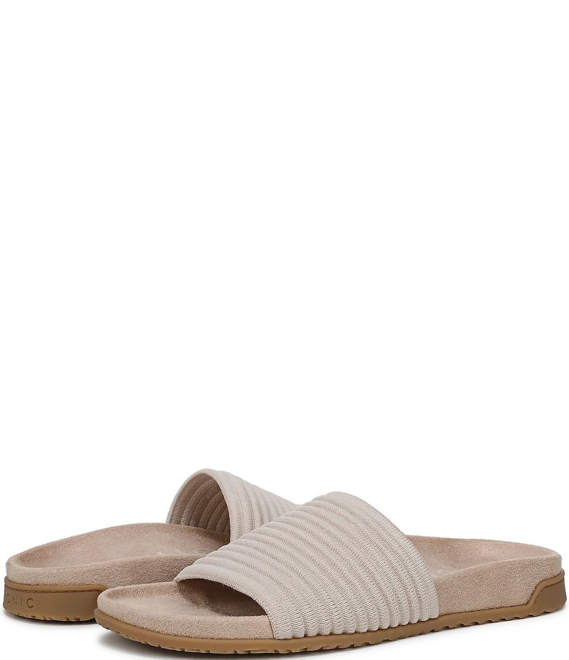 Vionic Evie Compression Knit Slide Sandals