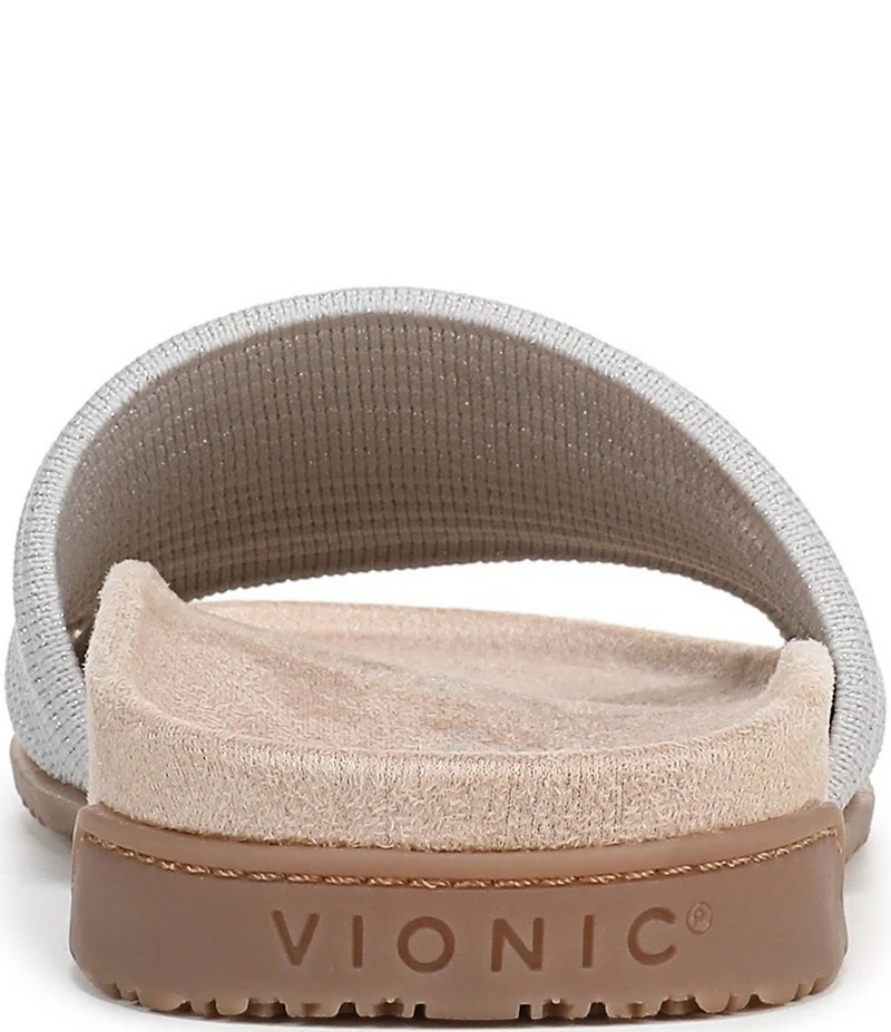 Vionic Evie Compression Knit Slide Sandals