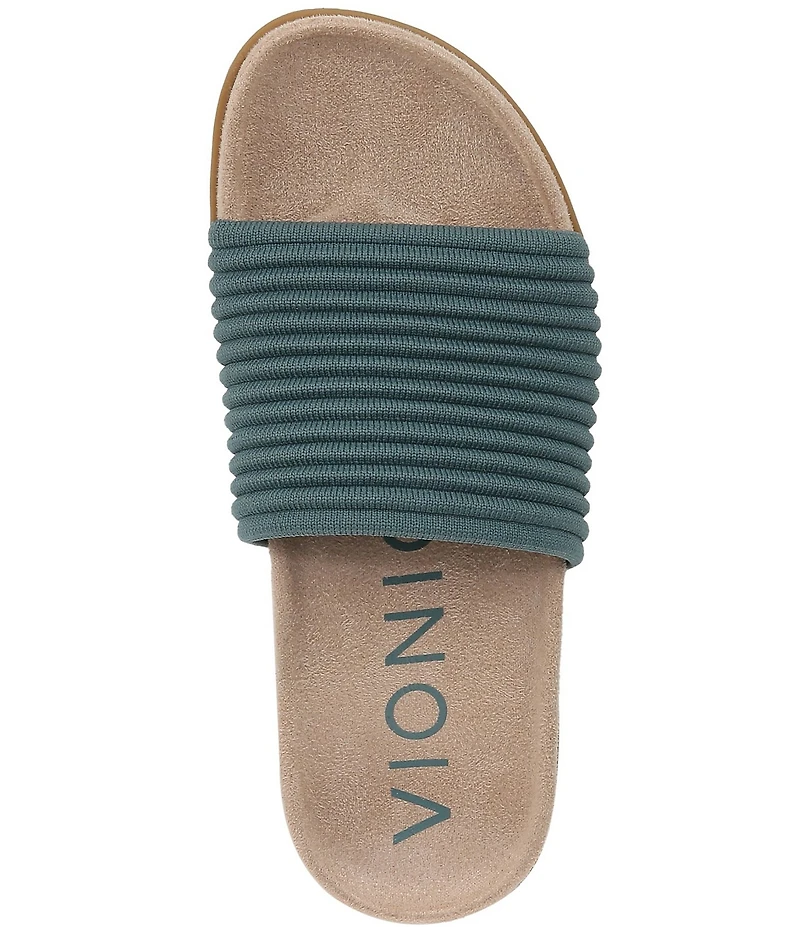 Vionic Evie Compression Knit Slide Sandals