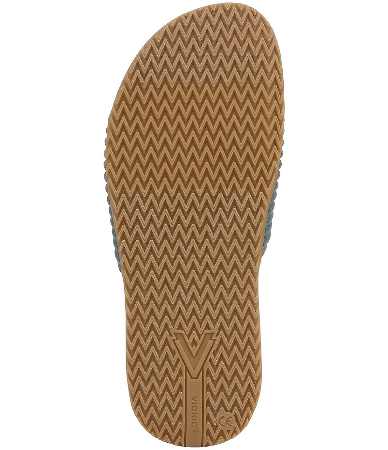 Vionic Evie Compression Knit Slide Sandals