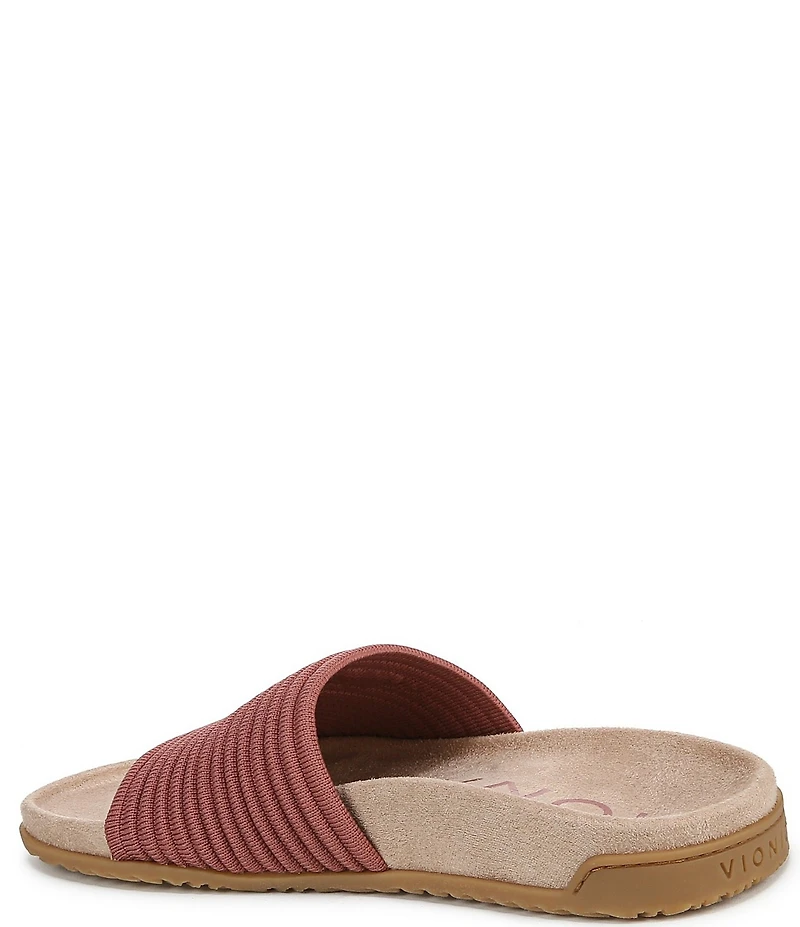 Vionic Evie Compression Knit Slide Sandals