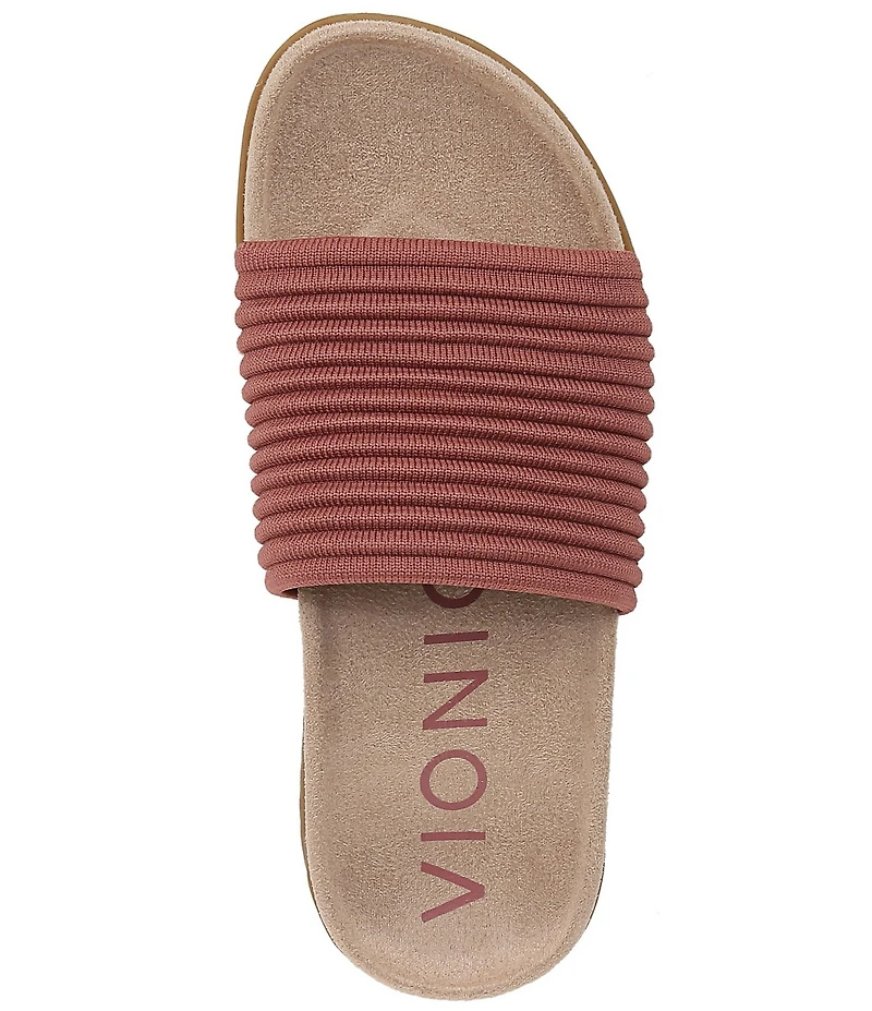 Vionic Evie Compression Knit Slide Sandals