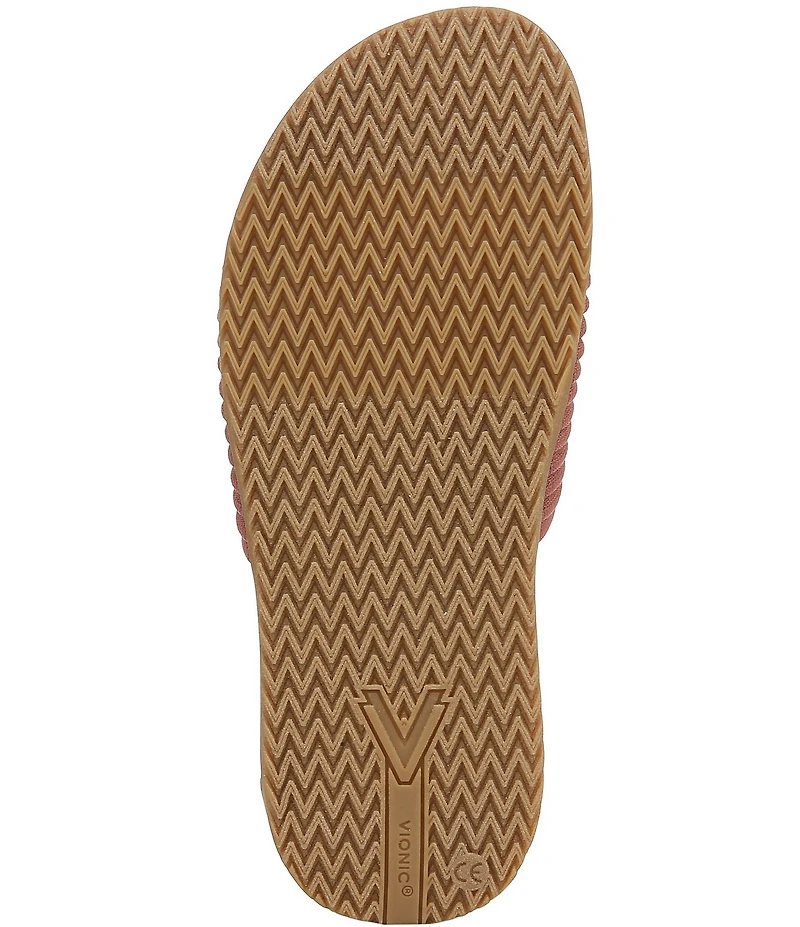 Vionic Evie Compression Knit Slide Sandals