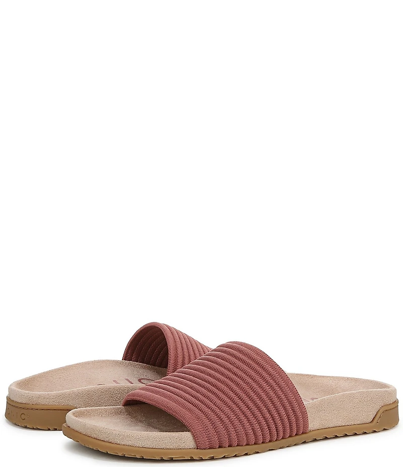 Vionic Evie Compression Knit Slide Sandals