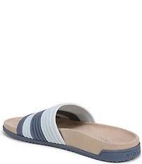 Vionic Evie Compression Stripe Knit Slide Sandals
