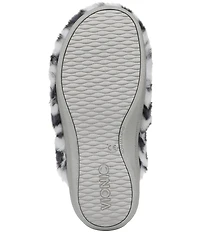 Vionic Gemma Faux Fur Leopard Print Slippers