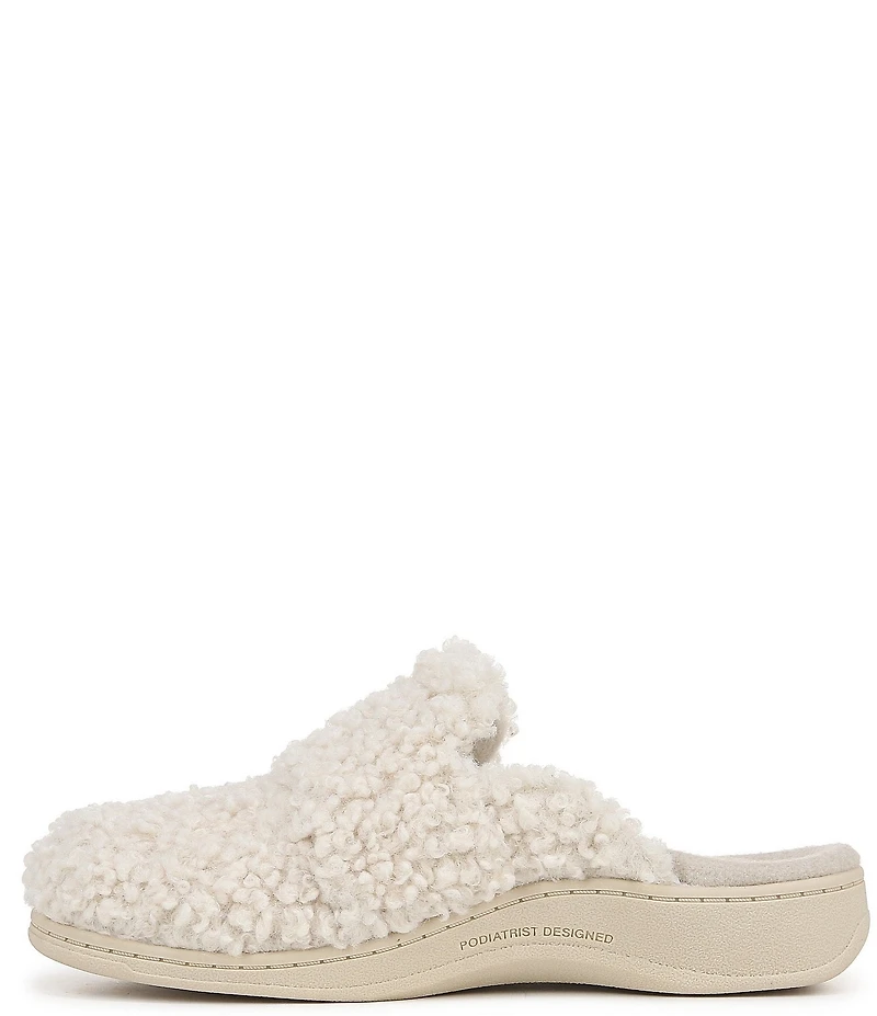 Vionic Gemma Faux Shearling Mule Slippers