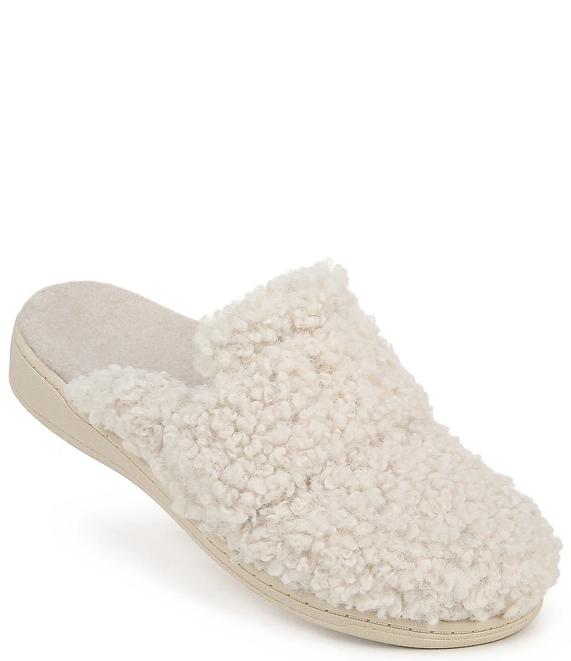 Vionic Gemma Faux Shearling Mule Slippers