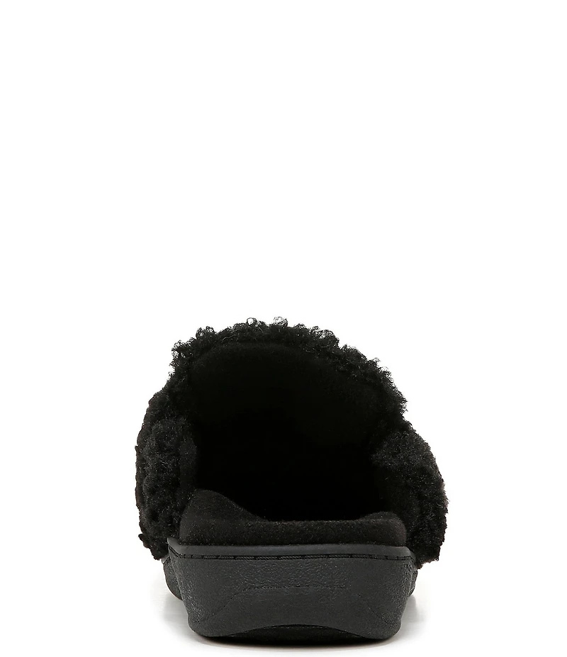 Vionic Gemma Faux Shearling Mule Slippers