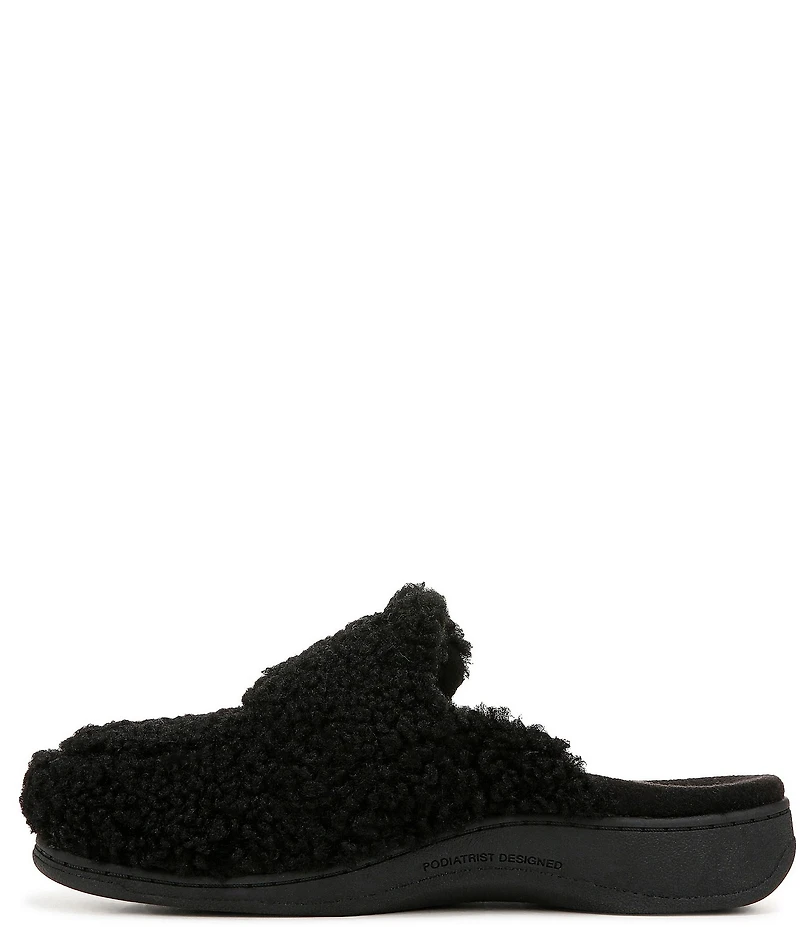 Vionic Gemma Faux Shearling Mule Slippers