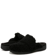 Vionic Gemma Faux Shearling Mule Slippers