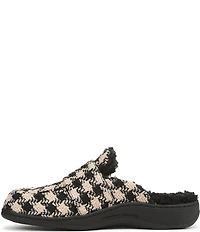 Vionic Gemma Houndstooth Patterned Mule Slippers