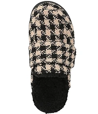 Vionic Gemma Houndstooth Patterned Mule Slippers