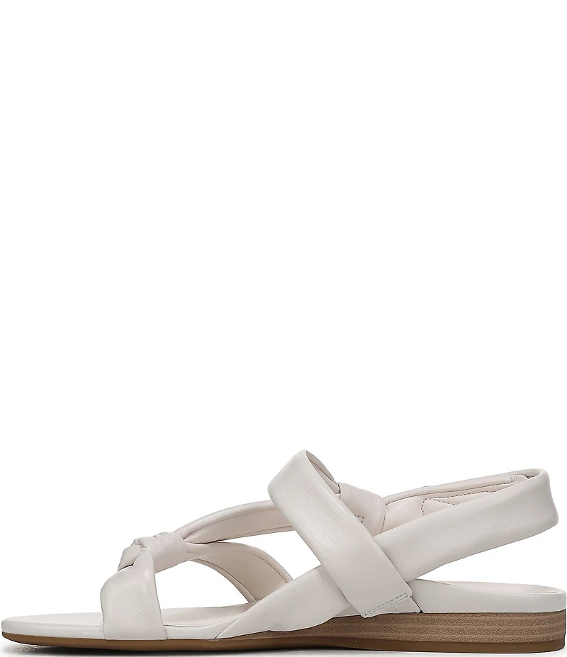 Vionic Geneva Leather Thong Mini Wedge Sandals