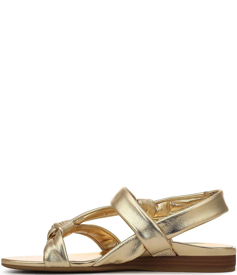 Vionic Geneva Leather Thong Mini Wedge Sandals