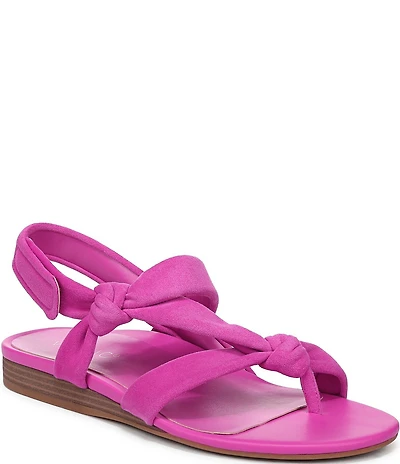 Vionic Geneva Suede Thong Mini Wedge Sandals