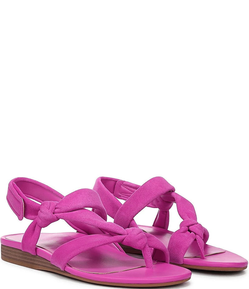 Vionic Geneva Suede Thong Mini Wedge Sandals