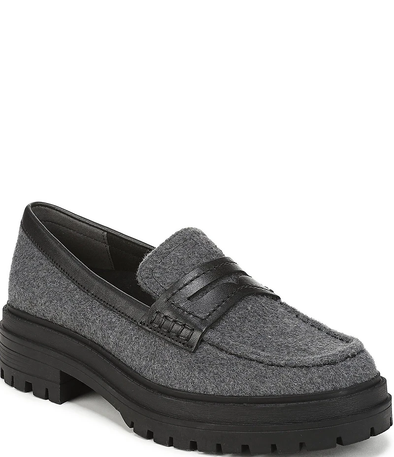 Vionic Georgia 2 Flannel Lug Sole Penny Loafers