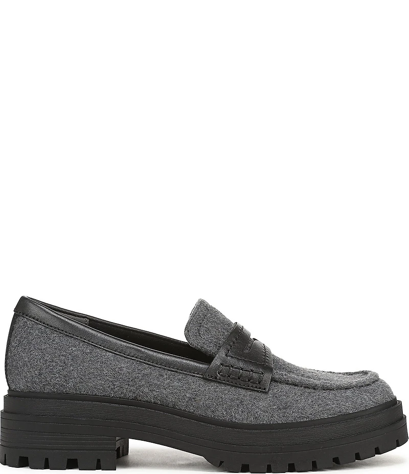Vionic Georgia 2 Flannel Lug Sole Penny Loafers