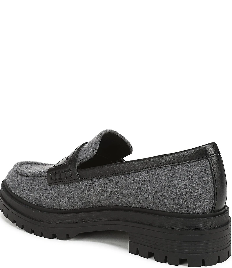 Vionic Georgia 2 Flannel Lug Sole Penny Loafers