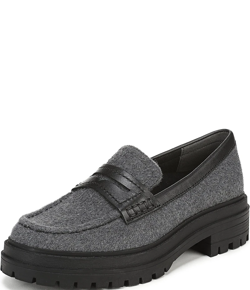 Vionic Georgia 2 Flannel Lug Sole Penny Loafers